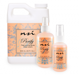 Purify sanitizer spray for nail prep natural nail manicure
