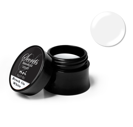 Brush On White Gel french tip gel Removable Gel Soak off gel nails