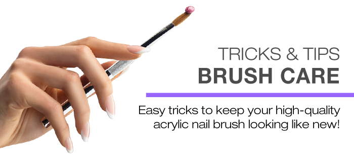 Tricks & Tips: Brush Care  See more Nail Tech Tips online.