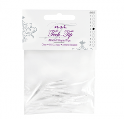 50 Ct. Refill Clear Nail Tip 8